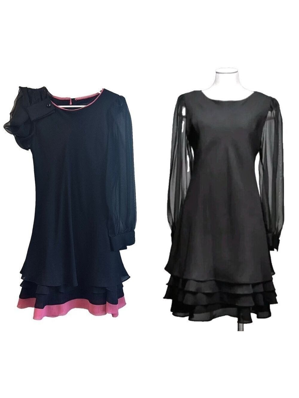 HAMPTON NITES *Vintage* Chiffon Cocktail Dress